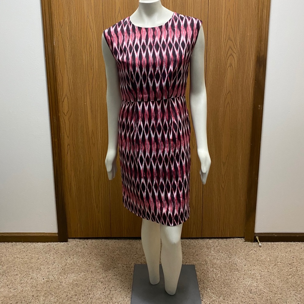 Nine & Co Pink Geometric Dress